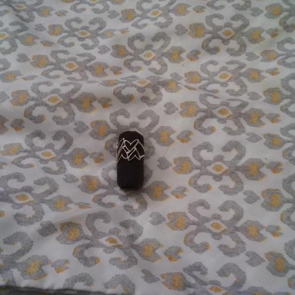 Sterling silver ring heart - Picture 1 of 2